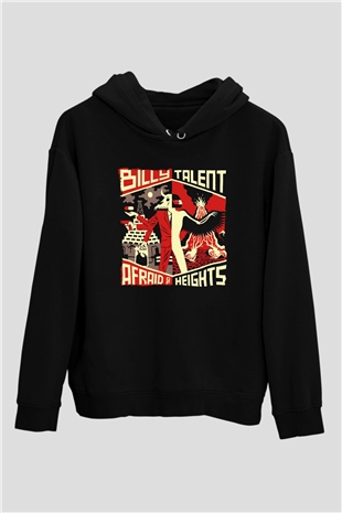 Billy Talent Beyaz Unisex Kapüşonlu Sweatshirt