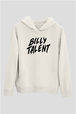 Billy Talent Beyaz Unisex Kapüşonlu Sweatshirt