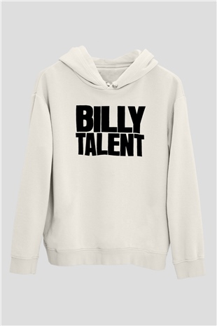 Billy Talent Beyaz Unisex Kapüşonlu Sweatshirt