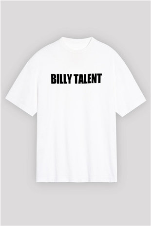 Billy Talent Beyaz Unisex Oversize Tişört T-Shirt