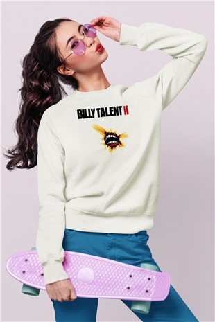 Billy Talent Beyaz Unisex Sweatshirt