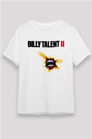 Billy Talent Beyaz Unisex Tişört T-Shirt - TişörtFabrikası