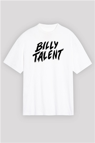 Billy Talent Beyaz Oversize Tişört Oversize T-shirt - TişörtFabrikası