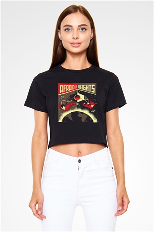 Billy Talent Siyah Crop Top Tişört