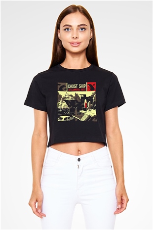 Billy Talent Siyah Crop Top Tişört
