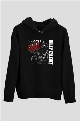 Billy Talent Siyah Unisex Kapüşonlu Sweatshirt