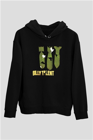 Billy Talent Siyah Unisex Kapüşonlu Sweatshirt