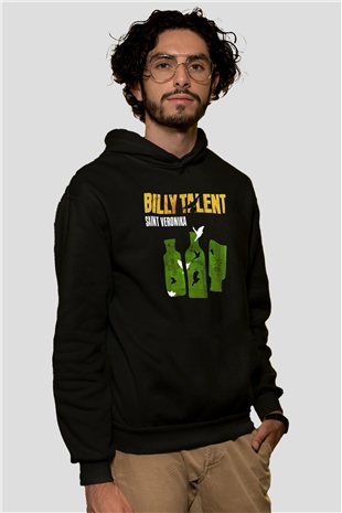 Billy Talent Siyah Unisex Kapüşonlu Sweatshirt