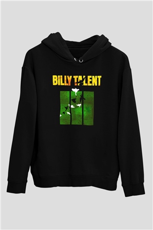 Billy Talent Siyah Unisex Kapüşonlu Sweatshirt