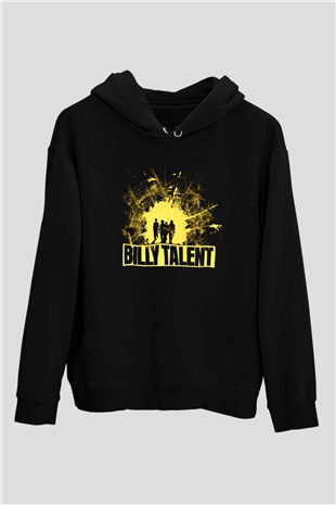 Billy Talent Siyah Unisex Kapüşonlu Sweatshirt