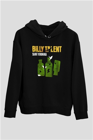 Billy Talent Siyah Unisex Kapüşonlu Sweatshirt