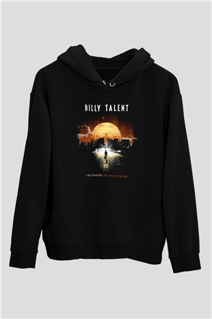 Billy Talent Siyah Unisex Kapüşonlu Sweatshirt