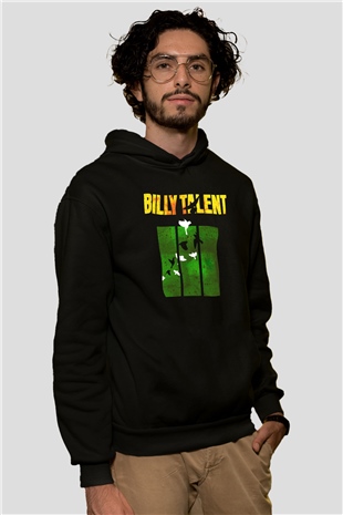 Billy Talent Siyah Unisex Kapüşonlu Sweatshirt