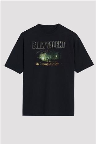 Billy Talent Siyah Oversize Tişört Oversize T-shirt - TişörtFabrikası