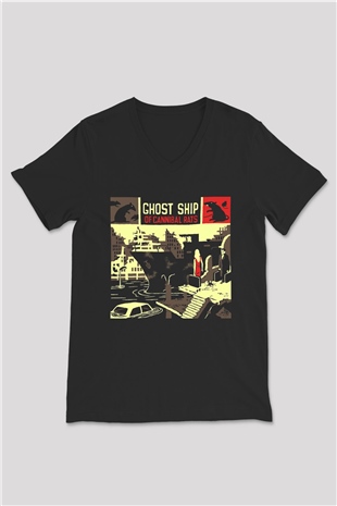 Billy Talent Siyah Unisex V Yaka Tişört T-Shirt