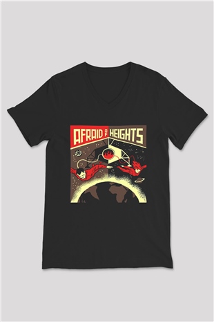 Billy Talent Siyah Unisex V Yaka Tişört T-Shirt