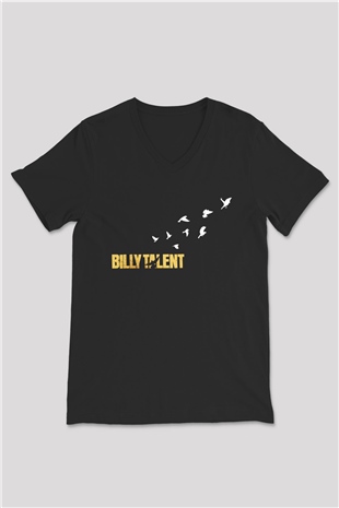 Billy Talent Siyah Unisex V Yaka Tişört