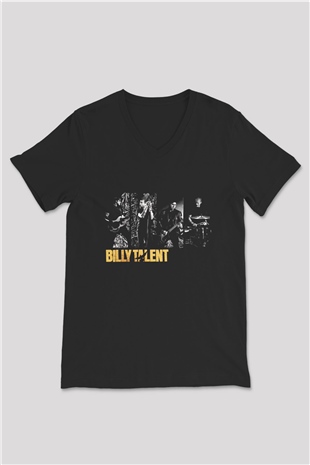 Billy Talent Siyah Unisex V Yaka Tişört