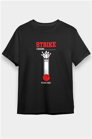 Binicilik - Riding Baskılı Unisex Siyah Tişört - Tshirt
