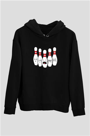 Binicilik - Riding Baskılı Unisex Siyah Hoodie
