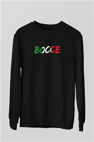 Binicilik - Riding Baskılı Unisex Siyah Sweatshirt