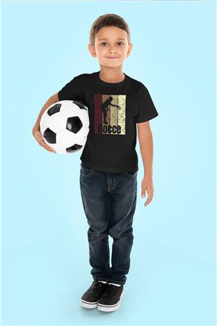 Binicilik - Riding Baskılı Unisex Siyah Çocuk Tİşörtü - Tshirt