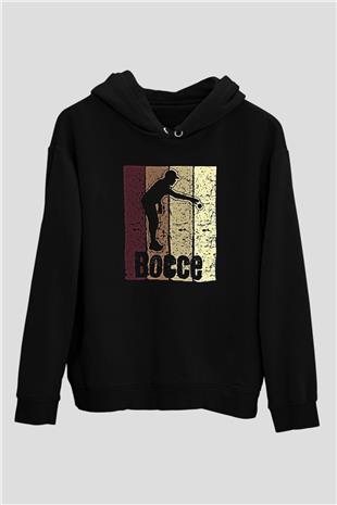 Binicilik - Riding Baskılı Unisex Siyah Hoodie
