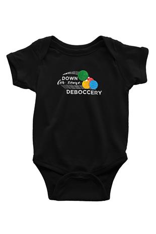 Binicilik - Riding Baskılı Unisex Siyah Bebek Body - Zıbın