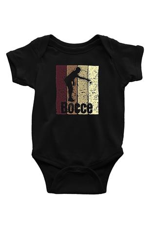 Binicilik - Riding Baskılı Unisex Siyah Bebek Body - Zıbın