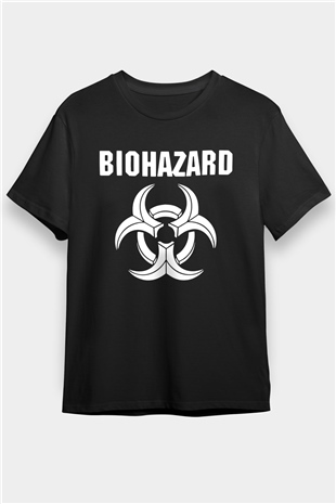Biohazard Siyah Unisex Tişört T-Shirt - TişörtFabrikası