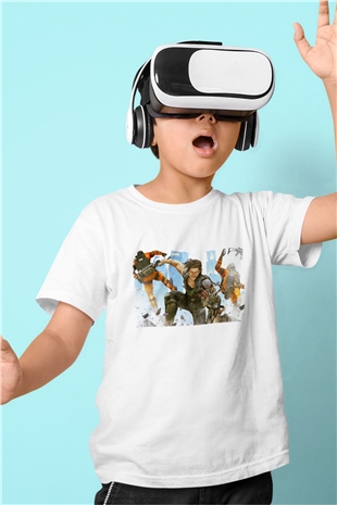 Bionic Commando Beyaz Unisex Çocuk Tişört