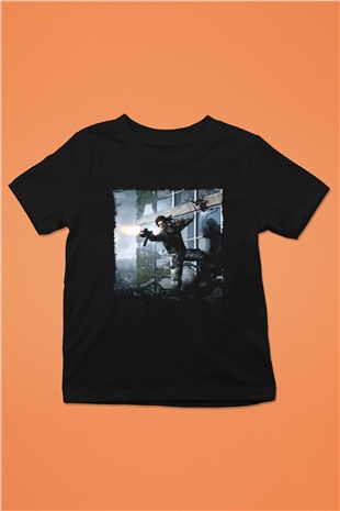 Bionic Commando Siyah Unisex Çocuk Tişört