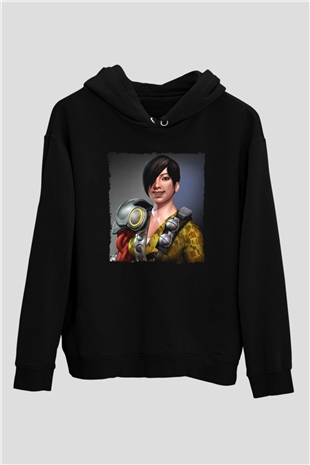 Bionic Commando Siyah Unisex Hoodie
