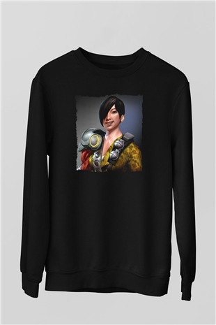 Bionic Commando Siyah Unisex Sweatshirt