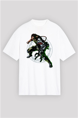 Bionic Commando Siyah Oversize Tişört Oversize T-shirt