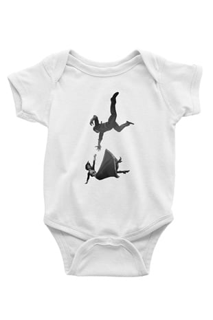 BioShock Baskılı Beyaz Unisex Bebek Body - Zıbın