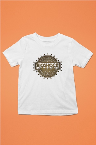 BioShock Baskılı Beyaz Unisex Çocuk Tişört