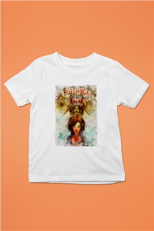 BioShock Beyaz Unisex Çocuk Tişört