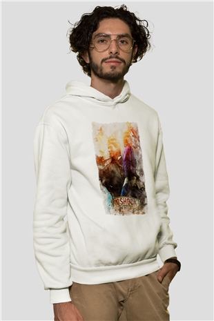 BioShock Beyaz Unisex Hoodie
