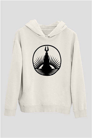 BioShock Beyaz Unisex Kapşonlu Sweatshirt