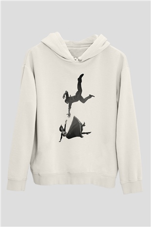 BioShock Beyaz Unisex Kapşonlu Sweatshirt