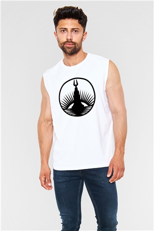 BioShock Beyaz Unisex Kolsuz Tişört