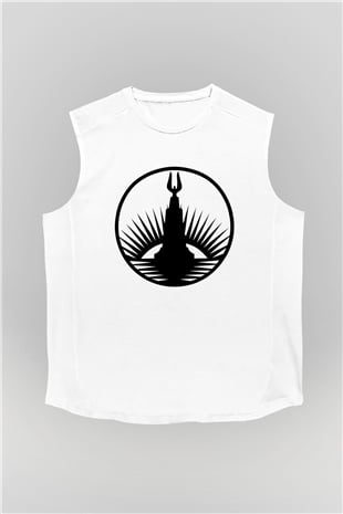 BioShock Beyaz Unisex Kolsuz Tişört