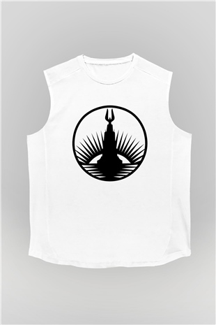 BioShock Beyaz Unisex Kolsuz Tişört