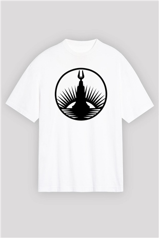 BioShock Beyaz Unisex Oversize Tişört T-Shirt