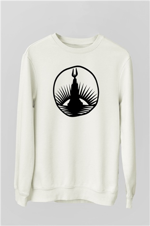 BioShock Beyaz Unisex Sweatshirt