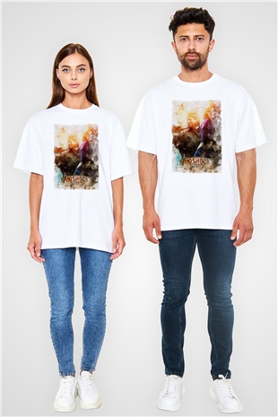 BioShock Beyaz Oversize Tişört Oversize T-shirt