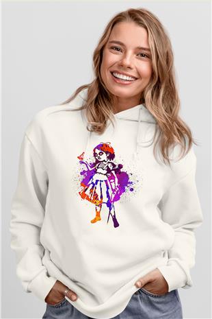 Bioshock James Baskılı Beyaz Unisex Kapüşonlu Sweatshirt