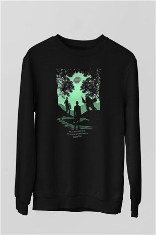 Bioshock James Baskılı Unisex Siyah Sweatshirt