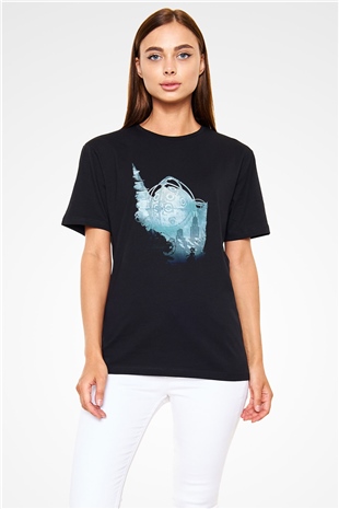 Bioshock James Baskılı Unisex Siyah Tişört - Tshirt